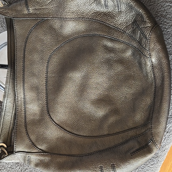 Banana Republic Metallic Leather Hobo Bag - Picture 7 of 8
